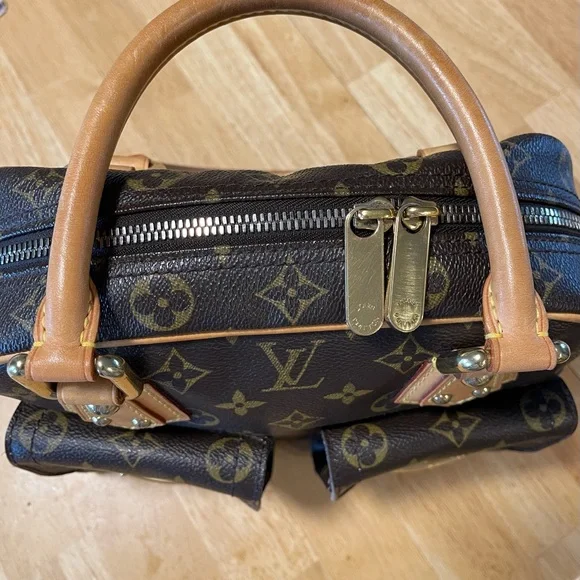 Louis Vuitton Canvas Manhattan PM Satchel Handbag - Picture 8 of 16